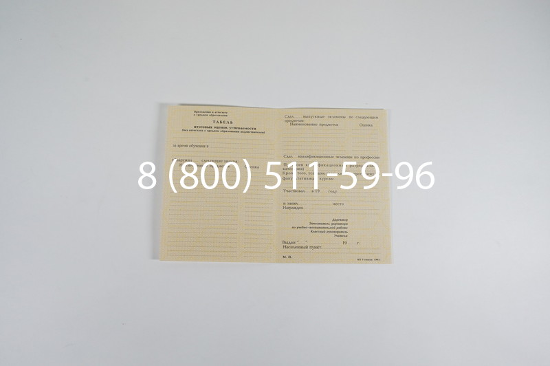 Заказать Аттестат 8 классов СССР в Волгограде