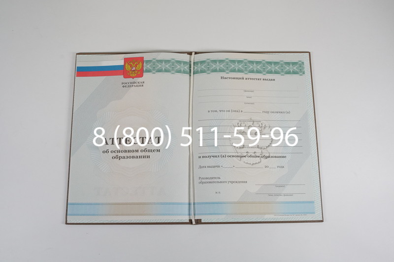 Аттестат за 9 класс 2011-2013 годов в Волгограде