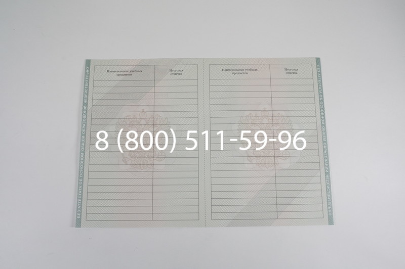 Аттестат за 9 класс 2011-2013 годов в Волгограде