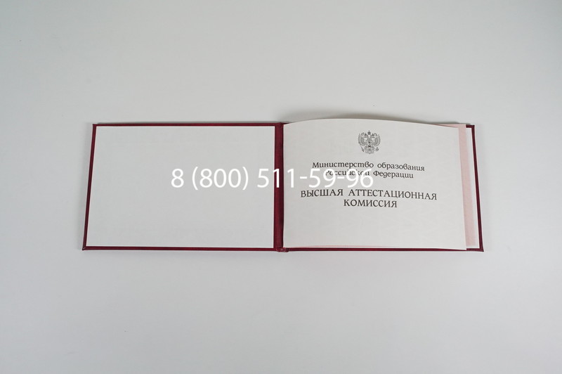 Диплом доктора наук 1995-2006 года в Волгограде