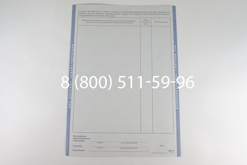 Диплом колледжа 2011-2013 годов в Волгограде