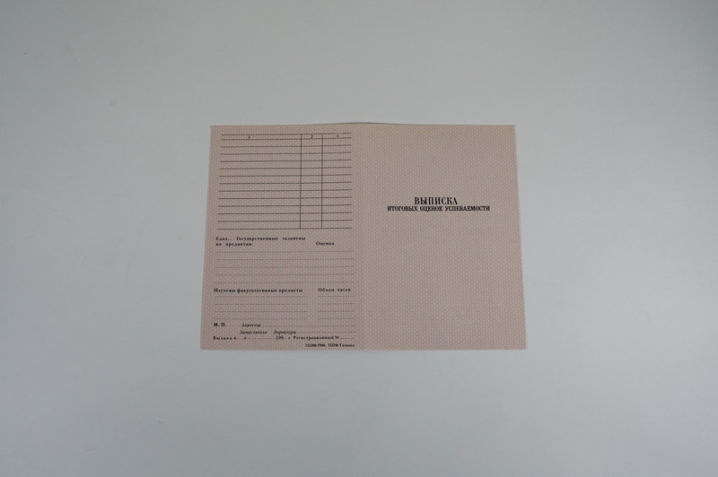 Диплом о начальном образовании 1995-2006 годов в Волгограде