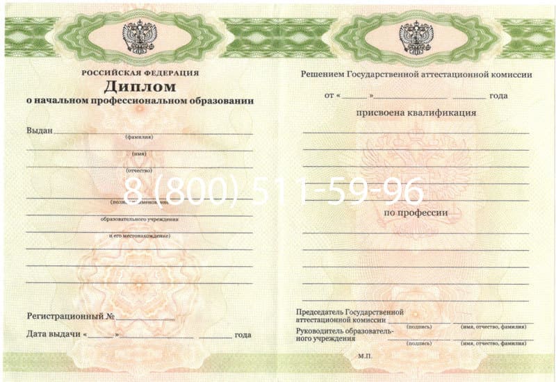 Купить Диплом о начальном образовании  2010-2026 годов в Волгограде