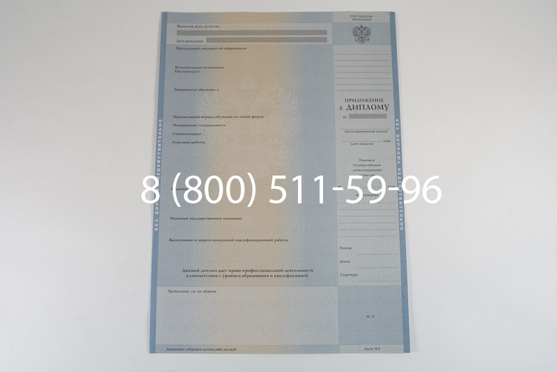 Диплом о высшем образовании 2003-2009 годов в Волгограде