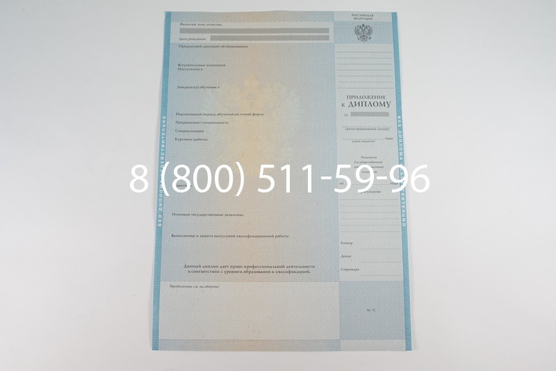 Диплом о высшем образовании 2010-2011 годов в Волгограде