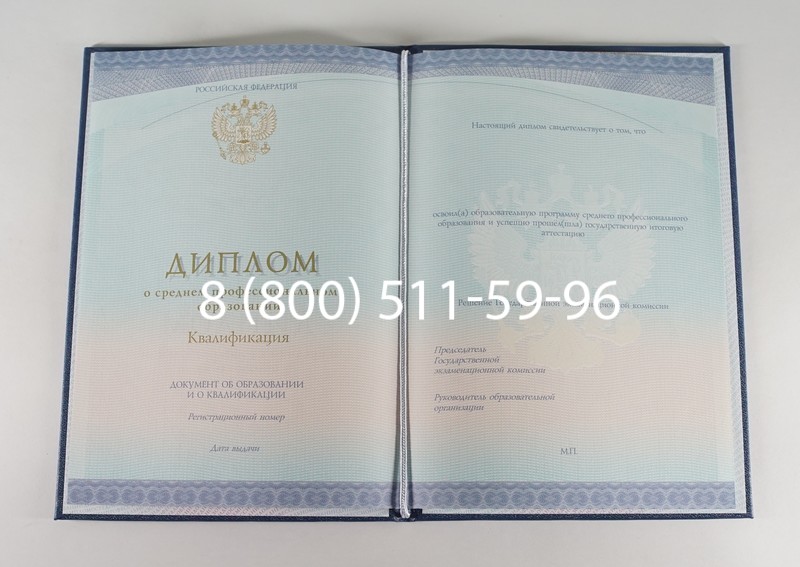 Диплом техникума (Спецбланк) 2014-2026 года в Волгограде