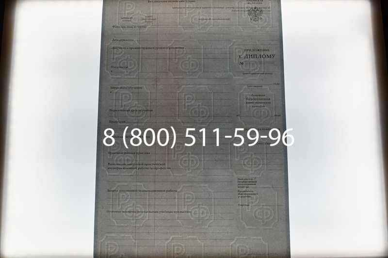 Заказать Диплом училища 2007-2009 годов в Волгограде